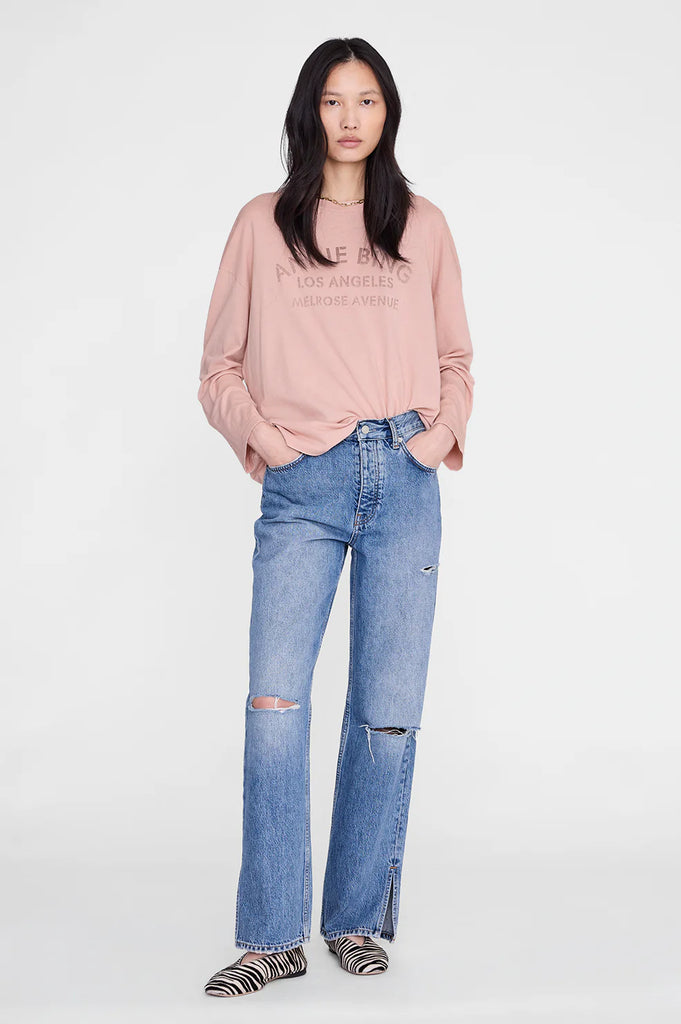 Ivan Long Sleeve Washed Blushed
