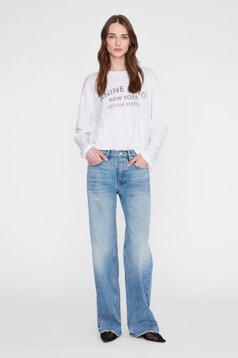 Ivan Long Sleeve New York Stencil Tee