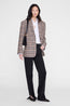 Quinn Blazer Beige Navy Checks