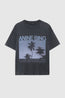 Cade Tee Palm Washed Black
