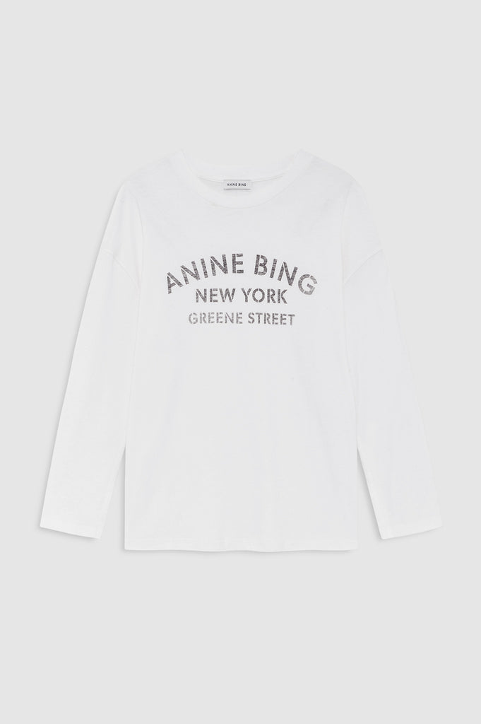 Ivan Long Sleeve New York Stencil Tee