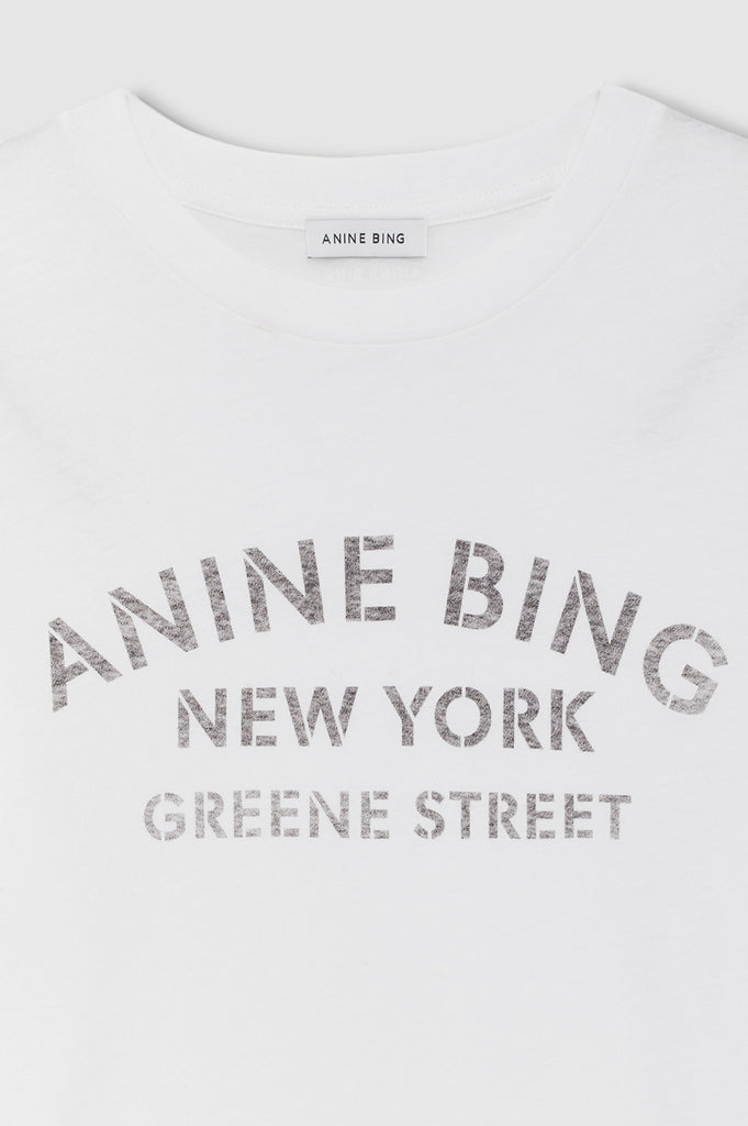 Ivan Long Sleeve New York Stencil Tee