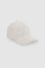 Jeremy Baseball Cap Washed White Leopard