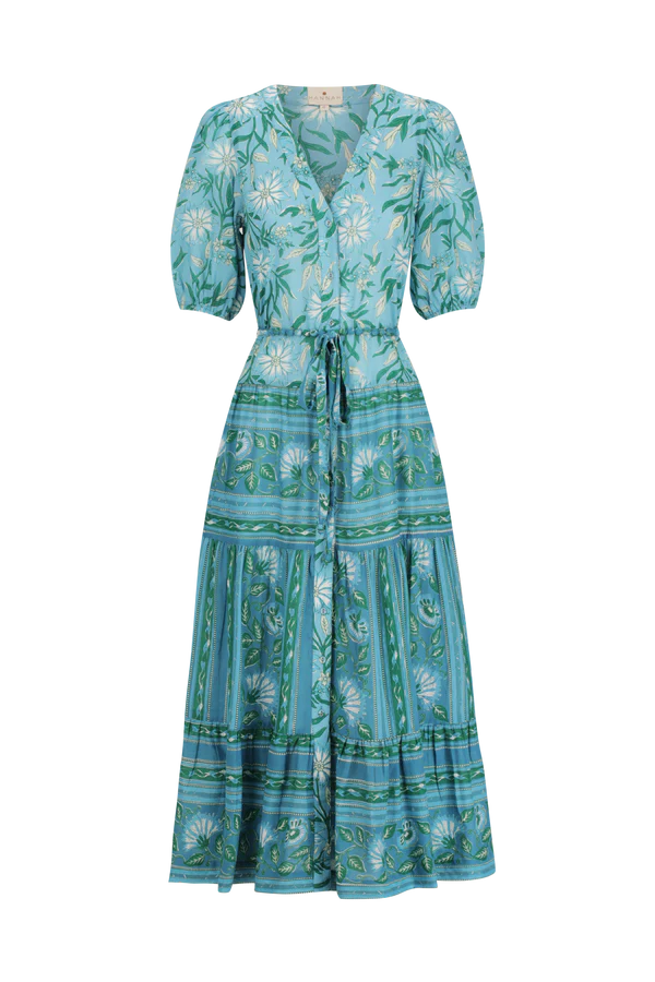 Anyeta Dress Spring Daisy Blue