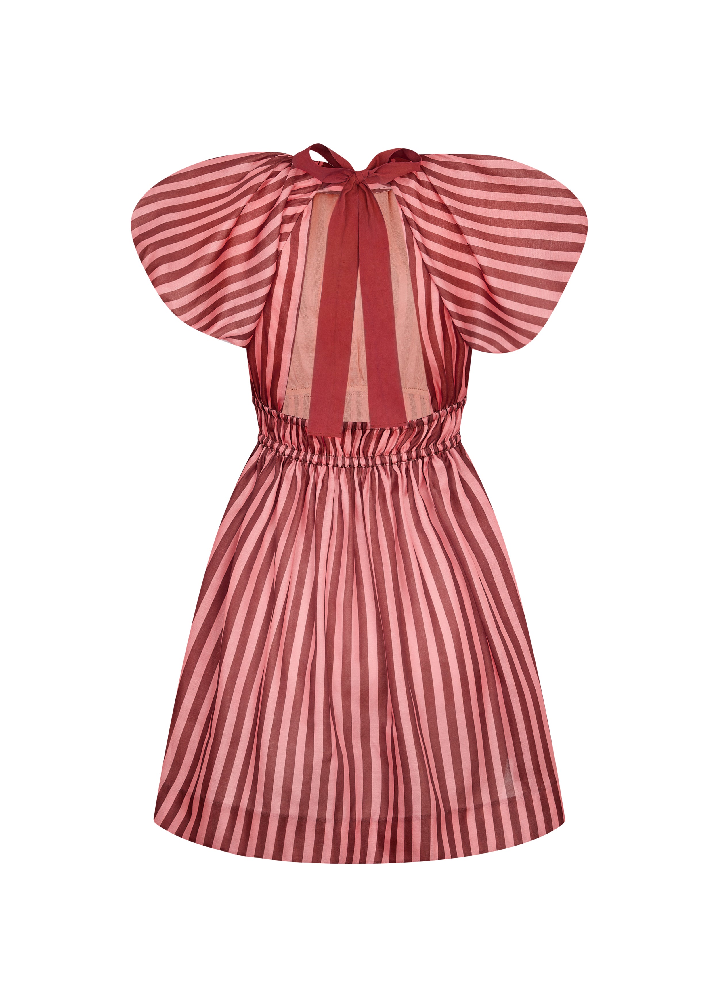 Camille Mini Dress Cherry Humbug Stripe – Toscani Australia