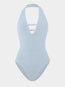 Adriana Beaded Swim Metallic Ice Blue
