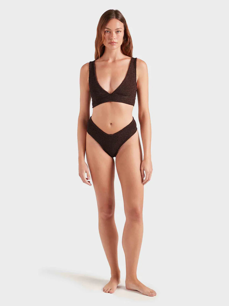 Angel Bikini Metallic Chocolate