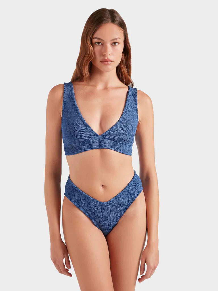 Angel Bikini Metallic Denim