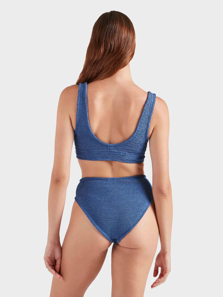 Angel Bikini Metallic Denim