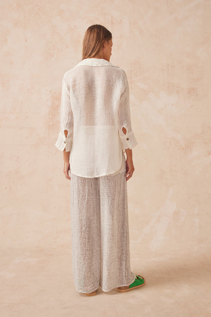 Arch Shirt Rete Panna