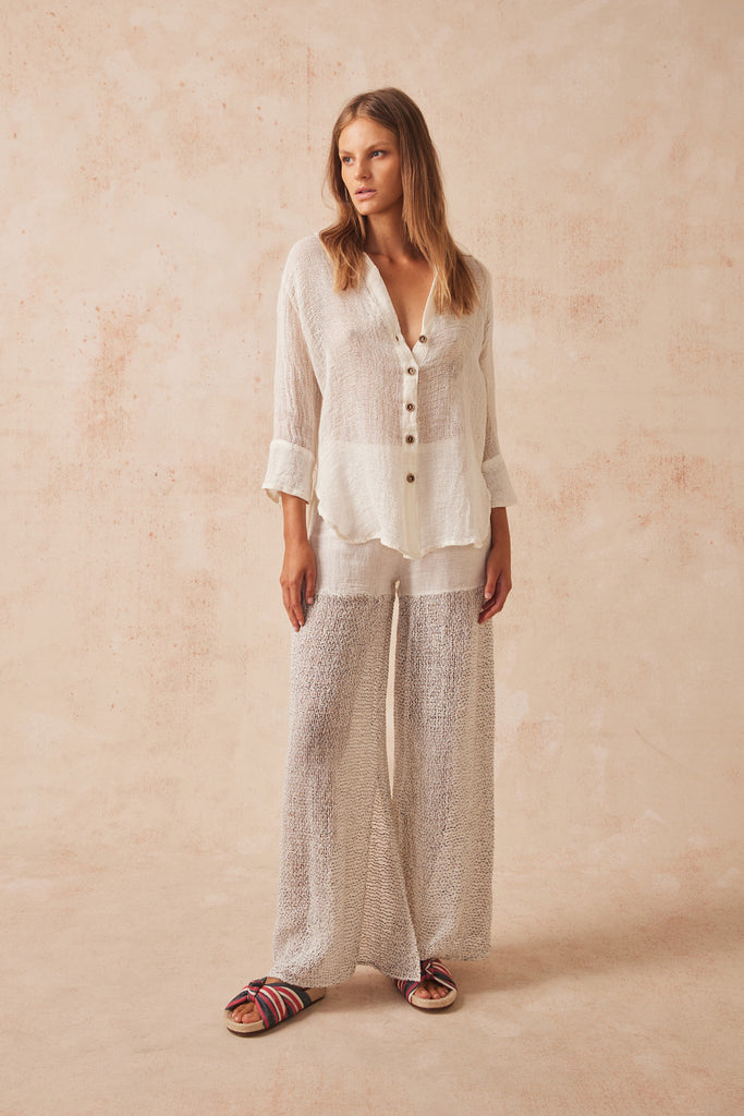 Arch Shirt Rete Panna