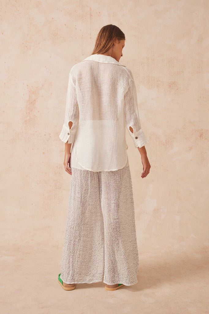 Arch Shirt Rete Panna