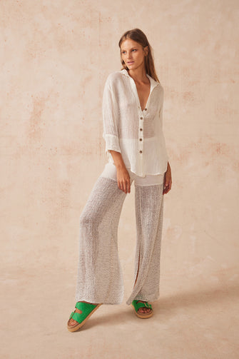 Arch Shirt Rete Panna