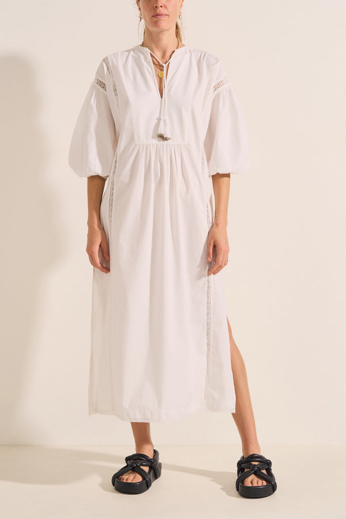 Priam Caftan White