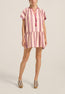Cupid Dress Pink Mykonos Stripe