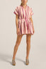 Cupid Dress Pink Mykonos Stripe
