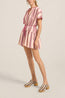 Cupid Dress Pink Mykonos Stripe