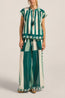 Ossa Top Green Sarong Voile