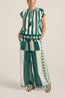 Ossa Top Green Sarong Voile