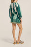 Elder Dress Green Sarong Voile