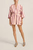 Ariane Robe Pink Mykonos Stripe