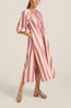 Priam Caftan Pink Mykonos Stripe
