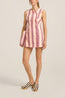 Styx Dress Pink Mykonos Stripe