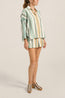 Remus Shorts Green Fez Stripe