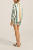 Remus Shorts Green Fez Stripe