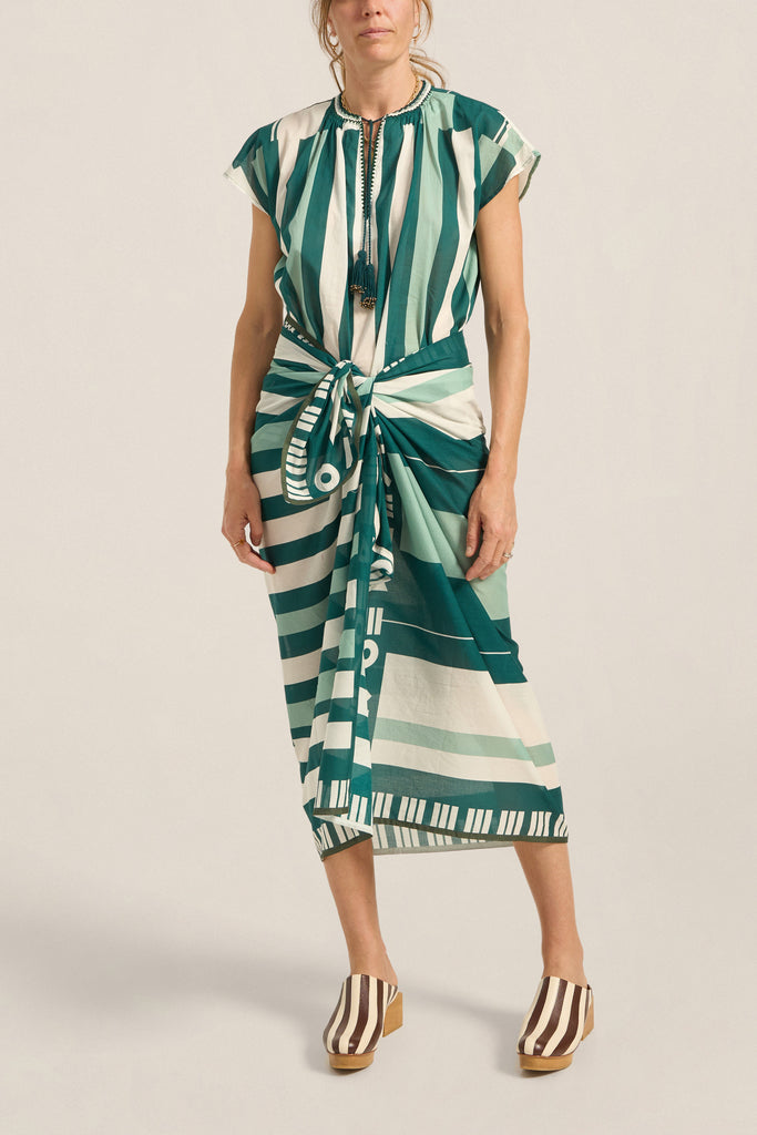 Reeshma Sarong Green Sarong Voile