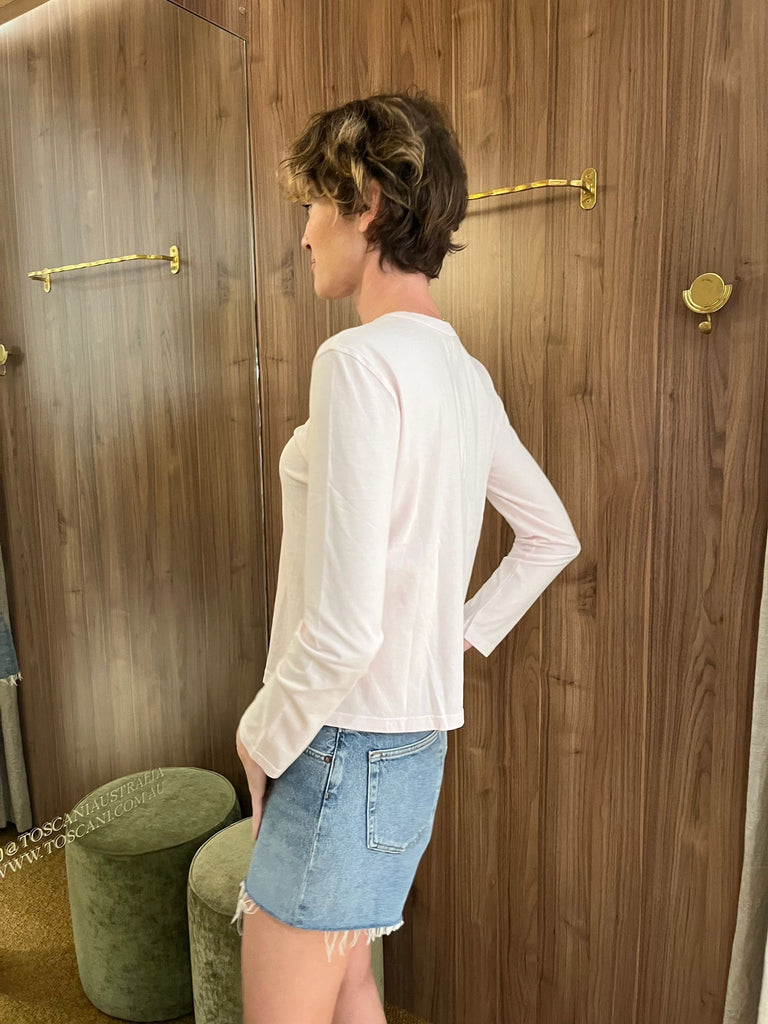 Scout Long Sleeve Jersey Tee Petal Pink