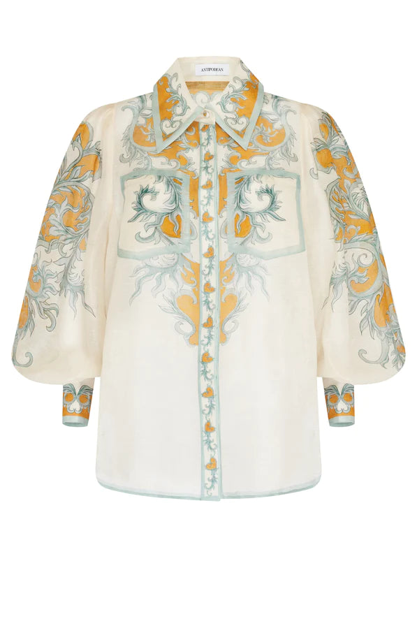 Paloma Balloon Sleeve Blouse