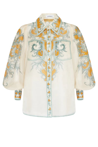 Paloma Balloon Sleeve Blouse