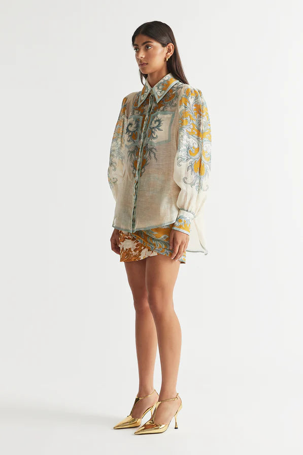 Paloma Balloon Sleeve Blouse