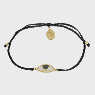 Eye of Protection Bracelet Black Gold
