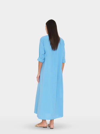 Boden Dress Blue Surf