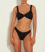 Bonnie Bikini Metallic Cocoa Stripe