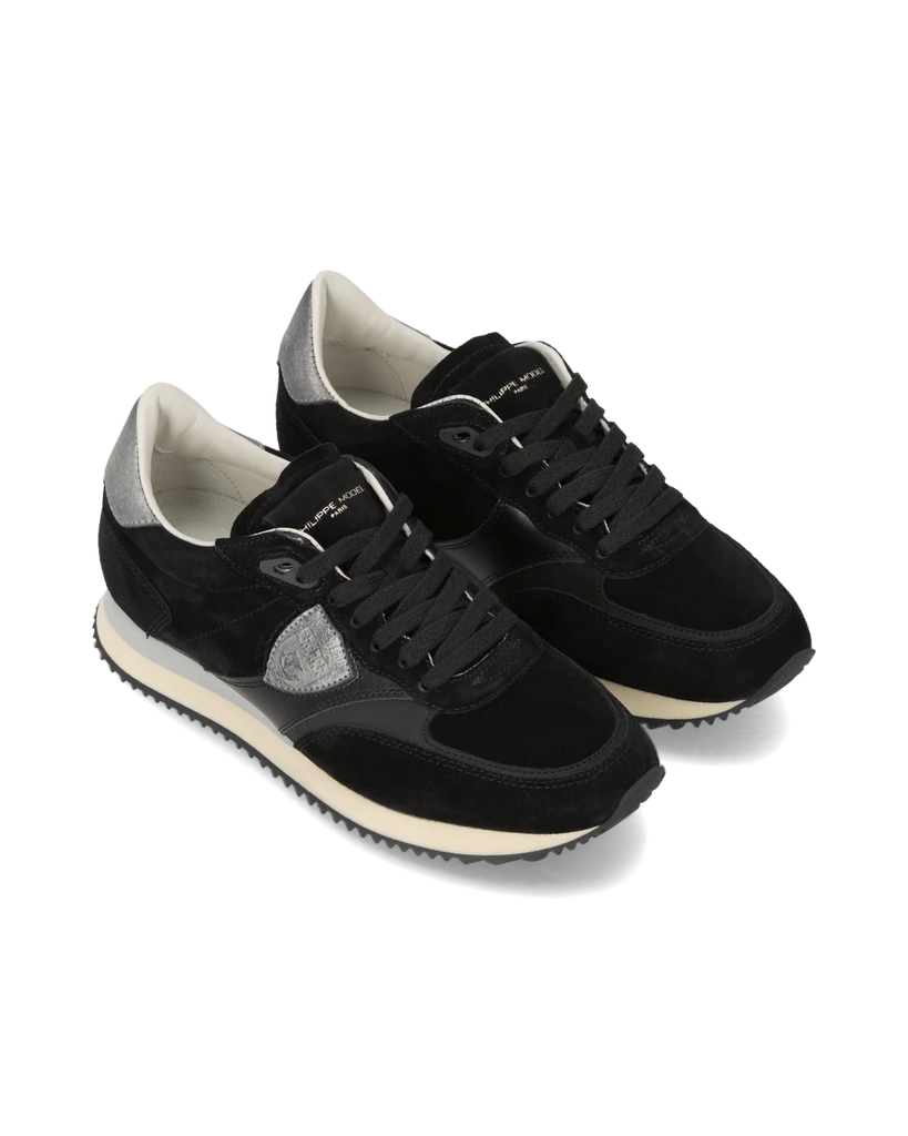 BLVILLE Low Sneaker Daim Noir