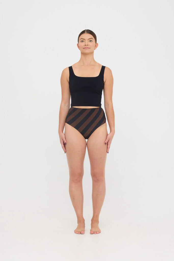Ted Swim Tank Black