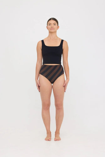 Ted Swim Tank Black