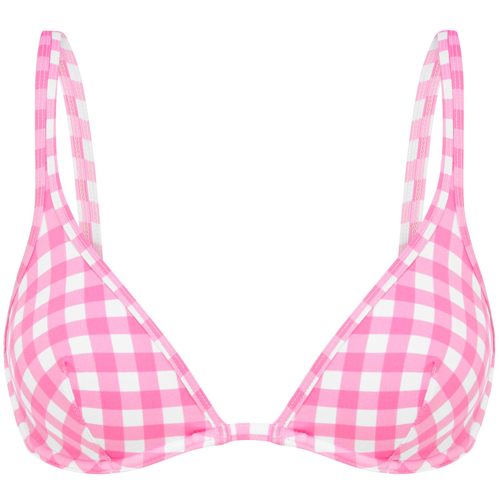 Blush Gingham Classic Bra & High Waist Pant