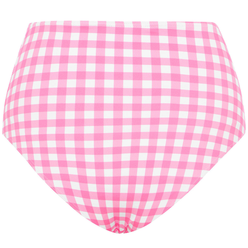 Blush Gingham Classic Bra & High Waist Pant