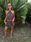 Bandana Halter Top Chocolate
