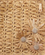 Camille Raffia Bloom Bag Small
