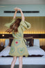 Midi Robe Kiwi Palm Crab