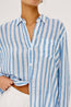Charli Linen Shirt Atlantis Stripe