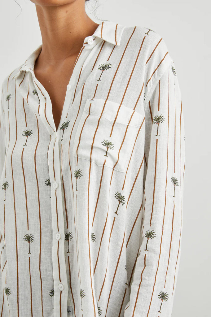 Charli Shirt Stripe Palms