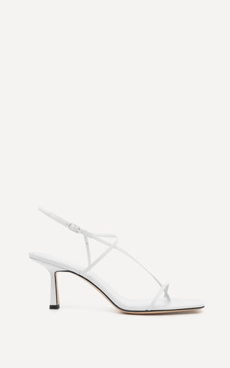 Cross Front 70 Heel White