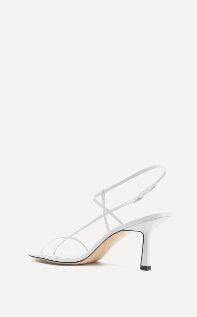 Cross Front 70 Heel White