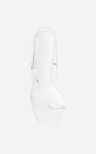 Cross Front 70 Heel White